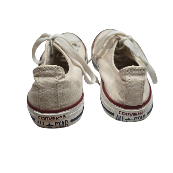 Converse Off White Low Top Converse Sneakers Womens 8 - Picture 6 of 9